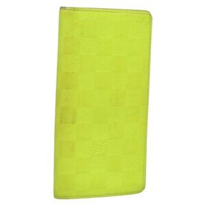 LOUIS VUITTON Damier Infini Brazza Portefeuille Wallet Green